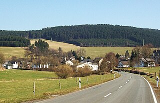 Altenilpe Stadtteil of Schmallenberg in North Rhine-Westphalia, Germany