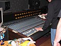 Amek 2500, 32 x 24 x 2 discrete console - left angle, Studio A, Downtown Recording