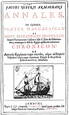 Le monde a 6000 ans 137px-Annales_Novi_Testamenti_-_title_page