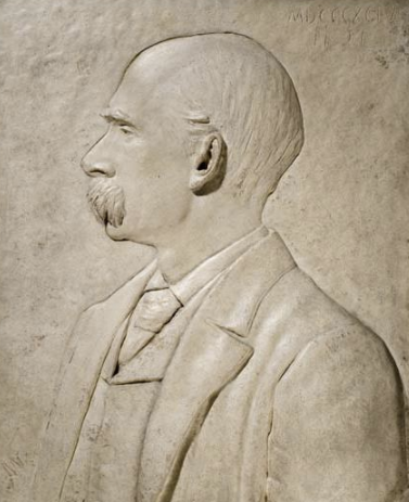  Anne Whitney, Relief of George H. Palmer, 1896, Davis Museum, Wellesley College