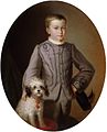 Portrait of a Boy with a Dog, 1861
