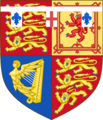 3(b): Arms (1917-1942) of Arthur, Duke of Connaught and Strathearn (the inescutcheon of Saxe-Coburg and Gotha was relinquished under the w:Titles Deprivation Act 1917 )