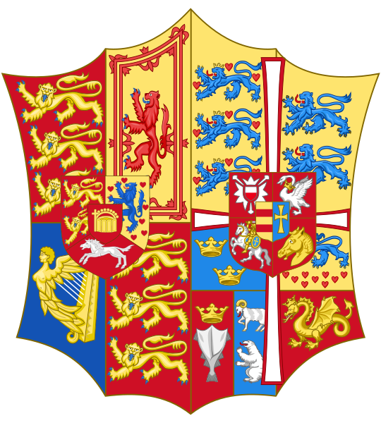 File:Arms of Thyra of Denmark, Princess Crown of Hannover.svg