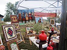 Exhibition of artworks at Artsakh Wine Fest Artcraft.jpg