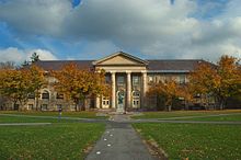 Goldwin Smith Hall viewed across the Arts Quad Arts Quad and Goldwin Smith Hall.jpg