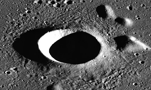 Vista obliqua des de l'Apollo 17