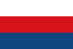 Bíločervenomodrá historická vlajka Moravy (1848).png