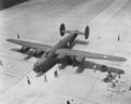 Die Consolidated B-24. B-24 und B-17 waren die wichtigsten strategischen Bomber der USAAF im Zweiten Weltkrieg