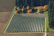 Instalación solar fotovoltaica en Oregón, Estados Unidos.