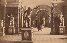 Le Gladiateur Borghèse au Louvre sous le Second Empire.