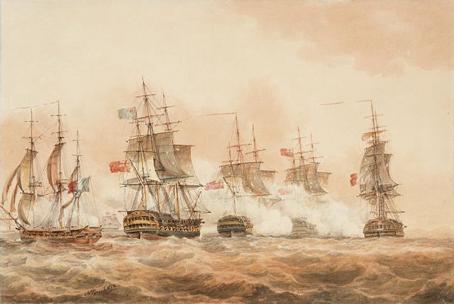 Battle of Lissa, 13 March 1811, Nicholas Pocock