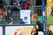 Deutsch: Beachhandball Europameisterschaften 2019 (Beach handball Euro); Tag 5: 6. Juli 2019 – Frauen, Platzierungsspiel für die Ränge 9–12, Deutschland-Polen 2:1 (22:23, 19:16, 7:6) English: Beach handball Euro; Day 5: 6 July 2019 – Placement Match/Cross Match for rank 9–12 Women – Germany-Poland 2:1 (22:23, 19:16, 7:6)