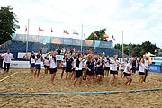 Deutsch: Beachhandball Europameisterschaften 2019 (Beach handball Euro); Tag 6: 7. Juli 2019 – Siegerehrungen English: Beach handball Euro; Day 6: 7 July 2019 – Medal ceremony