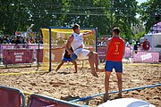 Deutsch: Beachhandball bei den Olympischen Jugendspielen 2018 in Buenos Aires; Tag 7, 13. Oktober 2018; Jungen, Halbfinale – Spanien-Kroatien 2:1 English: Beach handball at the 2018 Summer Youth Olympics in Buenos Aires at 13 October 2018 – Boys Semifinal – Spain-Croatia 2:1 Español: Handball de playa en los Juegos Olimpicos de la Juventud Buenos Aires 2018 en 13 de octubre de 2018 – Semifinales de chicos - España-Croacia 2:1