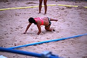 Deutsch: Beachhandball bei den Olympischen Jugendspielen 2018; Tag 5, 10. November 2018; Mädchen, Hauptrunde - Chinese Taipei (Taiwan)-Niederlande 1:2 English: Beach handball at the 2018 Summer Youth Olympics at 11 October 2018 – Girls Main Round – Chinese Taipei (Taiwan)-Netherlands 1:2