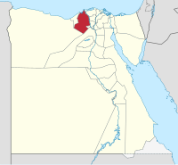 Lage des Gouvenements Buḥeira in Ägypten
