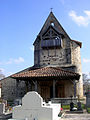 Façade vue de l'enclos.