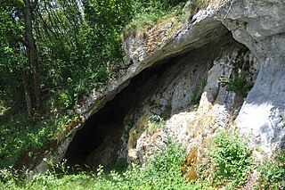 Betal Rock Shelter Cave and archaeological site in Slovenia