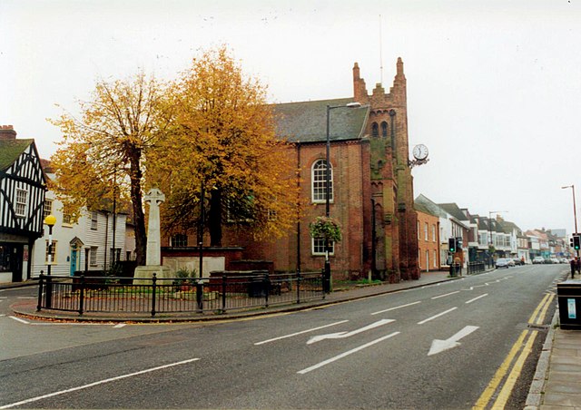 Billericay High Street and St Mary Magdalen Church