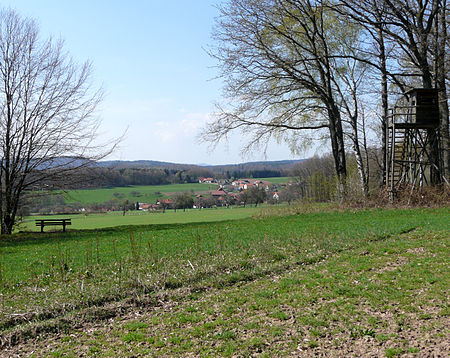 Blick auf Hesselbach (Hesseneck) von SO