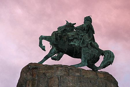 The Bohdan Khmelnytsky Monument in Kiev