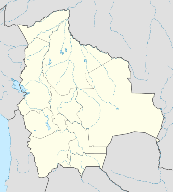 Voir sur la carte administrative de Bolivie