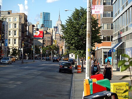 Bowery, looking north from Houston Street