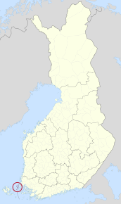 Poziția localității Brändö
