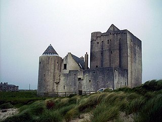 <span class="mw-page-title-main">Breachacha Castle</span> Two related structures on the shore of Loch Breachacha in Scotland