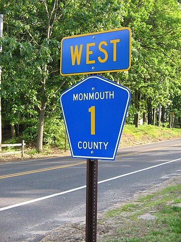 List of county routes in Monmouth County, New Jersey