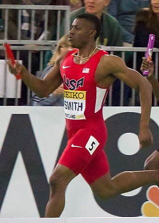<span class="mw-page-title-main">Calvin Smith Jr.</span> American sprinter (born 1987)