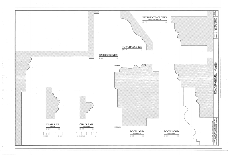 File:Camp Reynolds, Chapel, Angel Island State Park, Angel Island, Marin County, CA HABS CA-1841-F (sheet 3 of 3).png