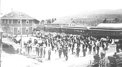 Old Intercolonial Railway Station in Campbellton