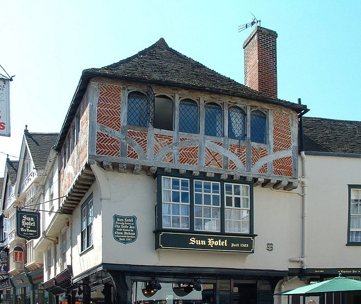 Oude huizen in Canterbury