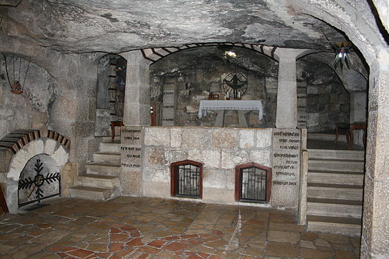 Catholic Grottos, church of the Nativity, Betlehem