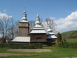 Krempna'daki eski Yunan Katolik kilisesi