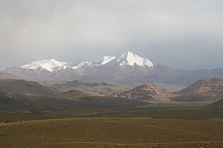 <span class="mw-page-title-main">Cordillera de Lípez</span> Mountain range in Bolivia and Argentina