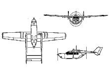 O-2 Line drawing Cessna O-2 Skymaster line.gif