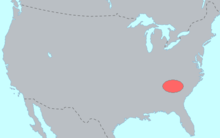 Prior to the 17th century, the Cherokee lived in the western Carolinas, western Virginia, Eastern Tennessee and northeastern Georgia Cherokee original claims1.PNG