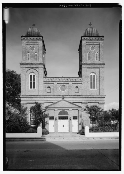 File:Church of the Immaculate Conception, 145 Church Street, Natchitoches, Natchitoches Parish, LA HABS LA,35-NATCH,2-4.tif