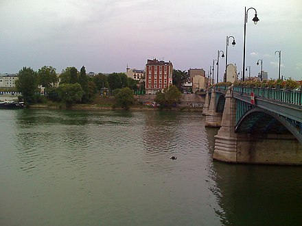 The wharf and bridge of Clichy.