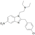 Thumbnail for File:Clonitazene.png