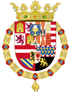 Coat of Arms of Philip II of Spain - Galicia Variant (1558-1580).svg
