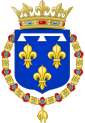 Coat of Arms of the Duke of Orléans (Orden of the Golden Fleece).svg