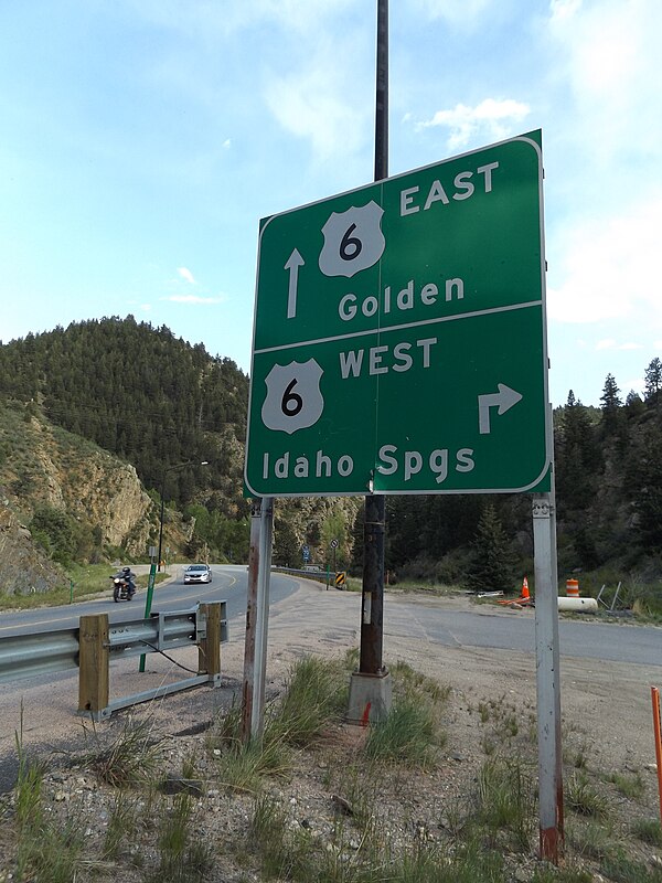 SH 119 approaching the southern terminus