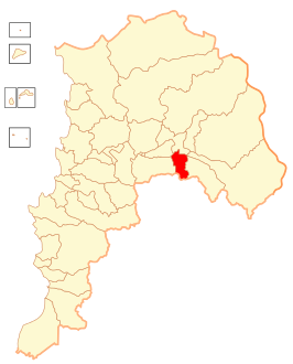 Kaart van Rinconada
