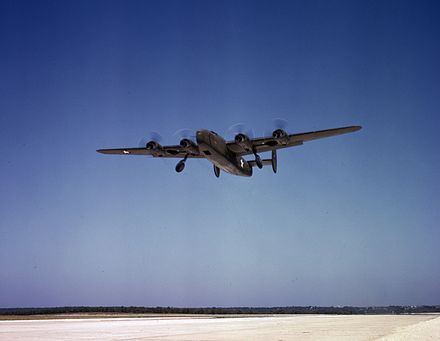 C-87 Liberator Express takes off from Fort Worth, Texas on a test flight in October 1942.
