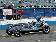 Cooper-Bristol som blev anvendt i Storbritanniens Grand Prix i 1952 og i 1953.
