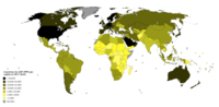 Thumbnail for File:Countries by GDP (PPP) per capita in 2017.png