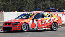 Lowndes racing at the 2012 Coates Hire Ipswich 300 Craig Lowndes Ipswich 2012.JPG